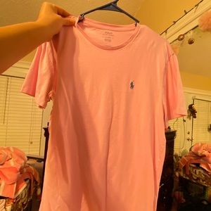 Pink polo t-shirt